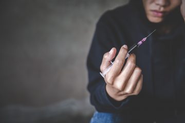 Injected heroin