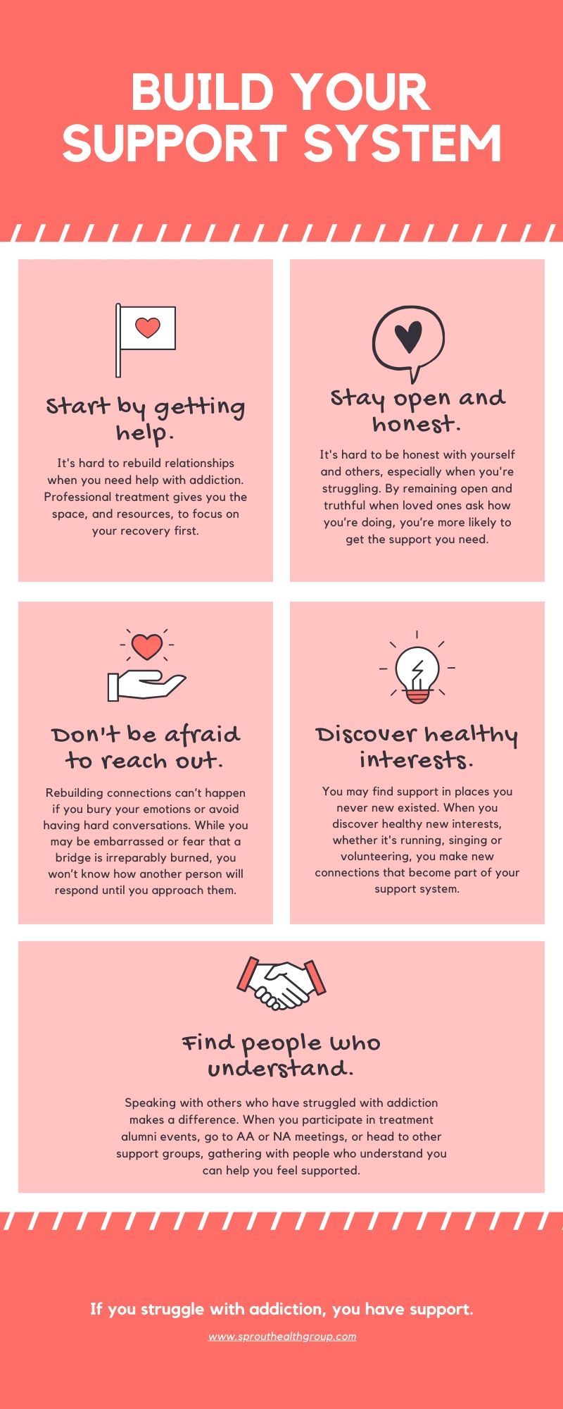 Build Your Addiction Recovery Support System Sprout Health Group