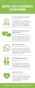 Mental Health Resources for New Moms